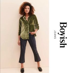 NWT Boyish high rise pop crop size 28